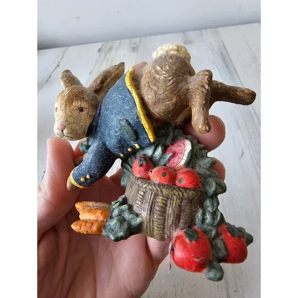 Vintage Bethany Lowe Susan winget Easter Bunny RARE rabbit fruit spring vegetabl